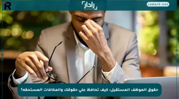 حقوق الموظف المستقيل: كيف تحافظ على حقوقك والمكافآت المستحقة؟
